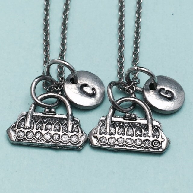 Bester Freund Halskette, Geldbeutel Kette, Zubehör Bff Schwester, Freundschaft Schmuck, Personalisierte, Initial, Monogramm Bester Freund Halskette, Geldbeutel Kette, Zubehör Bff Schwester, Freundschaft Schmuck, Personalisierte, Initial, Monogramm von Toodaughters