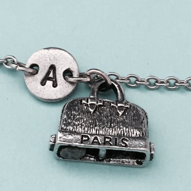 Handtasche Charm Armband, Charm, Zieharmband, Zubehör, Personalisiertes Anfängliche Monogramm von Toodaughters