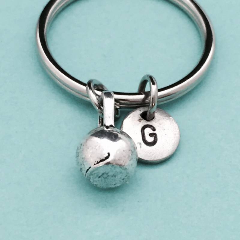Kettlebell Schlüsselbund, Charme, Gewicht Personalisierte Schlüsselanhänger, Erste Individuelle Monogramm von Toodaughters