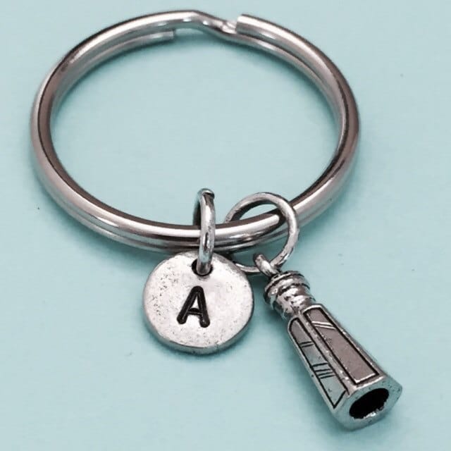 Salzstreuer Schlüsselanhänger, Charme, Gewürz Personalisierter Anfangsschlüsselbund, Anfangscharme, Besonders Angefertigt, Monogramm von Toodaughters