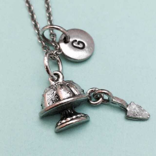 Torte Halskette, Kuchen Charme, Personalisierte Collier, Erste Kette, Monogramm, Essen Charme von Toodaughters