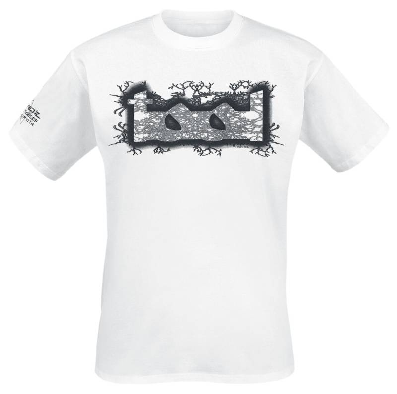 Tool T-Shirt - Double Image - S bis XXL - für Männer - Größe S - weiß  - Lizenziertes Merchandise! von Tool