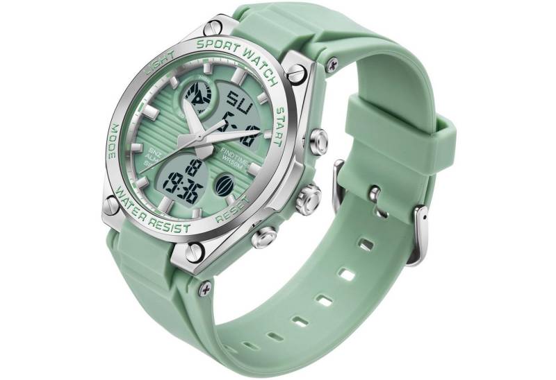 Toomoke Chronograph Chronograph Digitaluhr Armbanduhr für Jugendliche Mädchen, Silikonuhr, (Quarzuhr, Armbanduhr, Damenuhr, Herrenuhr, Digitaluhr) von Toomoke