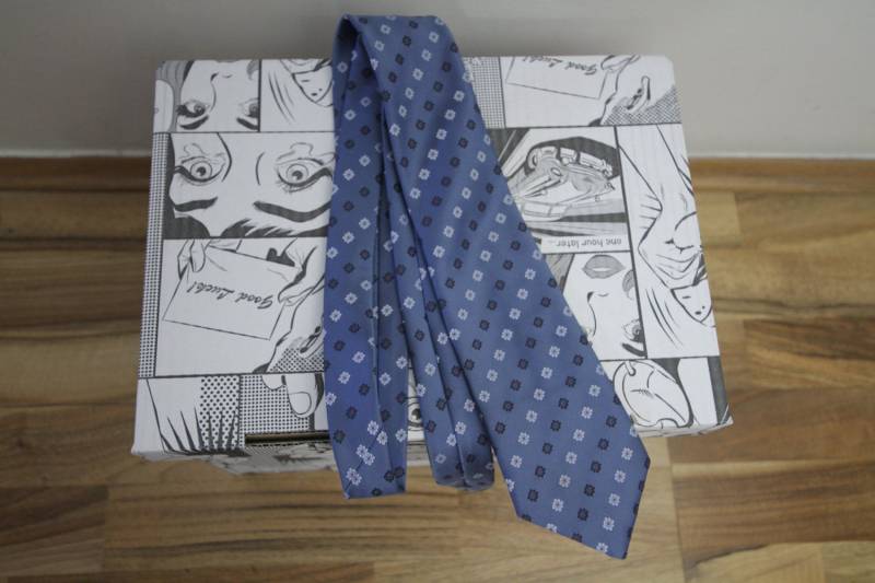 Echte Vintage Tie Grau Blau Graublau von ToooMuchVintage