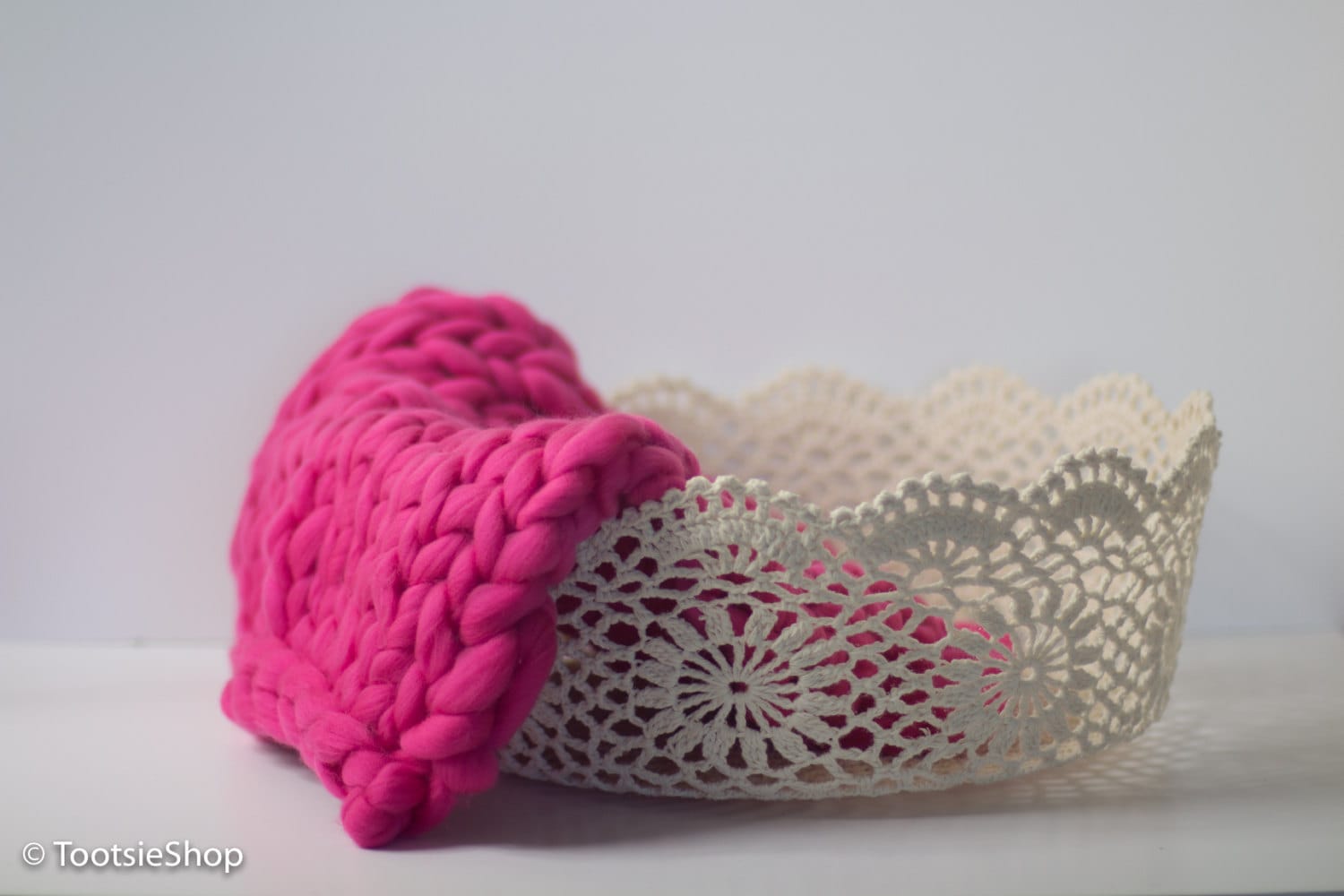 Dunkelrosa Stricken Stoß Decke, Foto-Prop Gestrickte Babydecke Schicht, Prop-Decke, Korb Füllstoff Fotografie Requisiten von TootsieShop