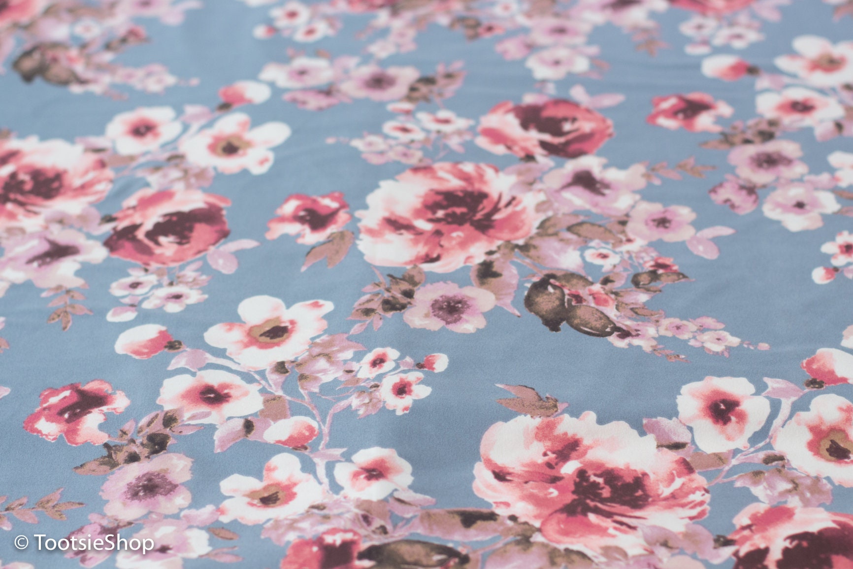 Staubige Blaue Floral Sitzsack Posiert Stoff, Foto Prop Jersey Stretch Stricken Hintergrund, Fotografie Requisiten, Neugeborenen Hintergrund von TootsieShop