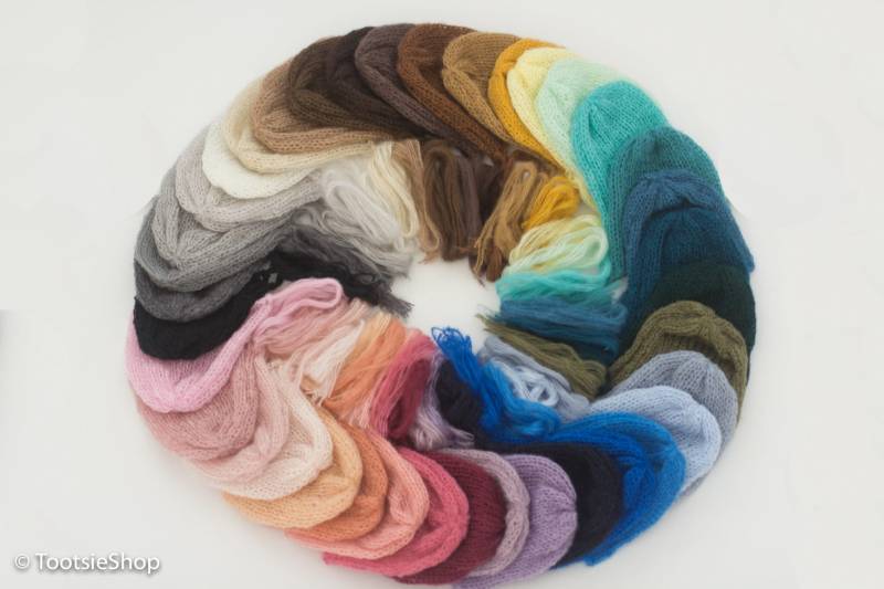 Strickmütze, Neugeborenen Fotografie Requisite Mütze, Mohair Strick Foto Mütze von TootsieShop