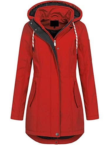 Top Fuel Fashion Damen Softshelljacke Kurzmanel Ivana rot (tango red) L von Top Fuel Fashion