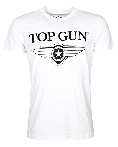 Top Gun Herren T-Shirt Cloudy Tg20191006 White,L von Top Gun