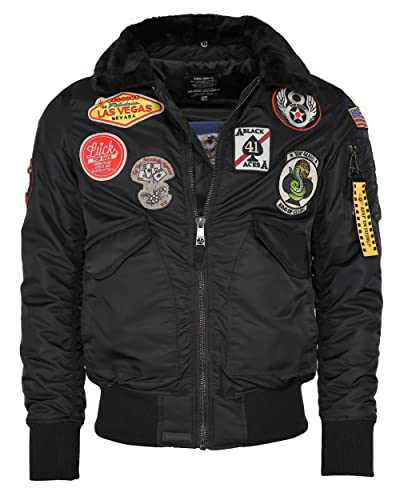 Top Gun Herren Bomberjacke Tg20213032 Black,L von Top Gun