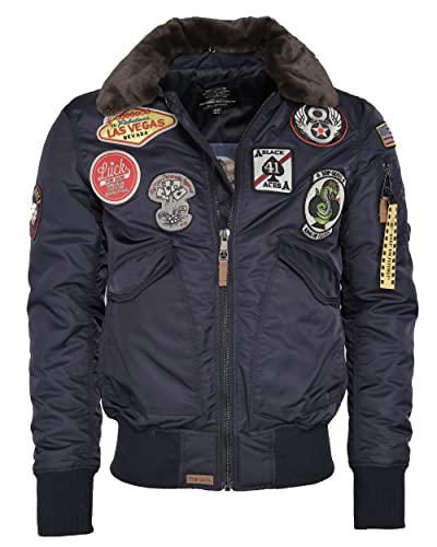 Top Gun Herren Bomberjacke Tg20213032 Navy,3XL von Top Gun