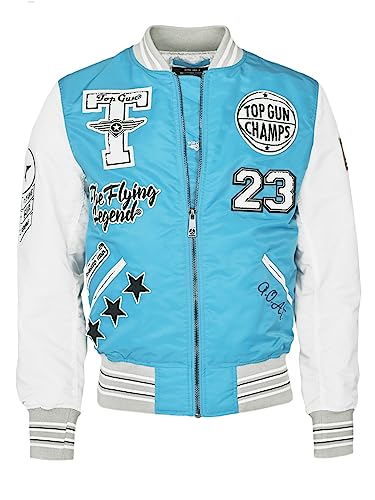 Top Gun Herren Bomberjacke Tg22032 Light Blue,L von Top Gun