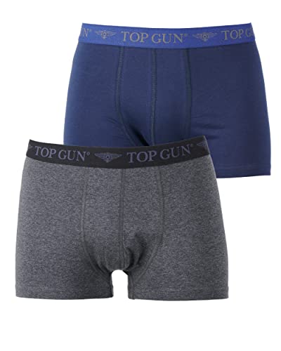 Top Gun Herren Boxershorts Doppelpack Tguw001 Navy - Anthracite,M von Top Gun