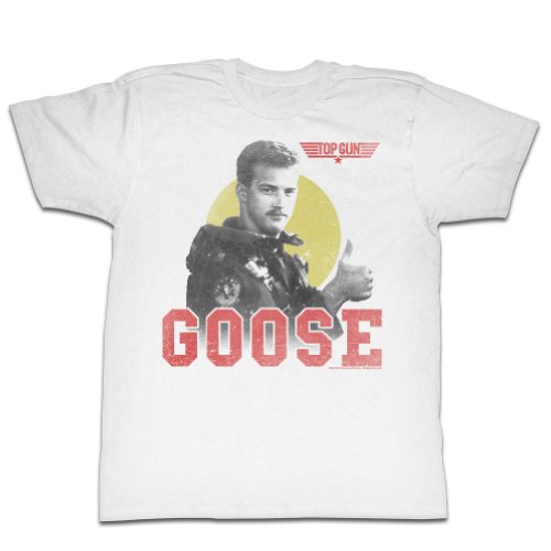 Top Gun - Herren Goose T-Shirt, Large, White von Top Gun