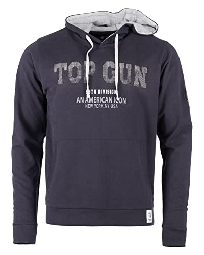 Top Gun Herren Hoodie Tg20213008 Navy,4XL von Top Gun