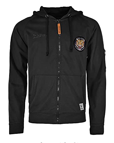 Top Gun Herren Hoodie Tg20213018 Black,M von Top Gun