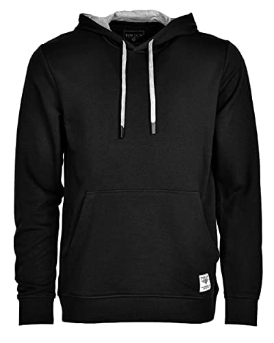 Top Gun Herren Hoodie Tg22009 Black,3XL von Top Gun