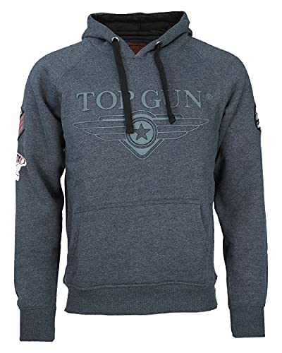 Top Gun Herren Kapuzenpullover Simulator Tg20191025 Navy,M von Top Gun