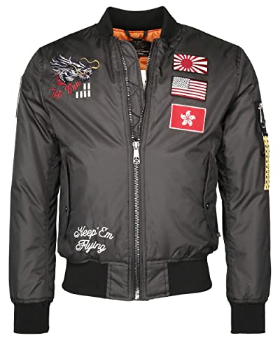 Top Gun Herren Nylonjacke Tg20192031 Anthracite,L von Top Gun