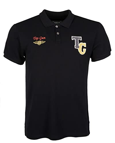 Top Gun Herren Poloshirt Tg202120071 Navy,3XL von Top Gun