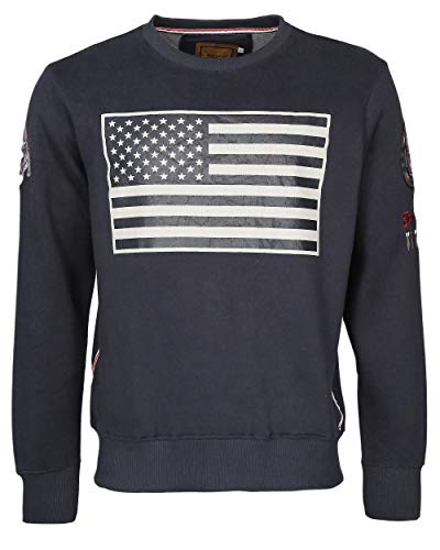 Top Gun Herren Sweater Game Tg20191027 Navy,M von Top Gun