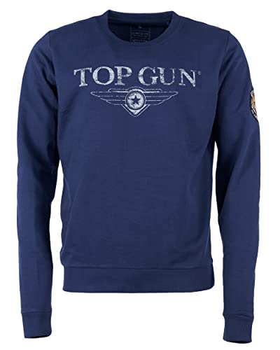 Top Gun Herren Sweater Tg20213005 Navy,3XL von Top Gun