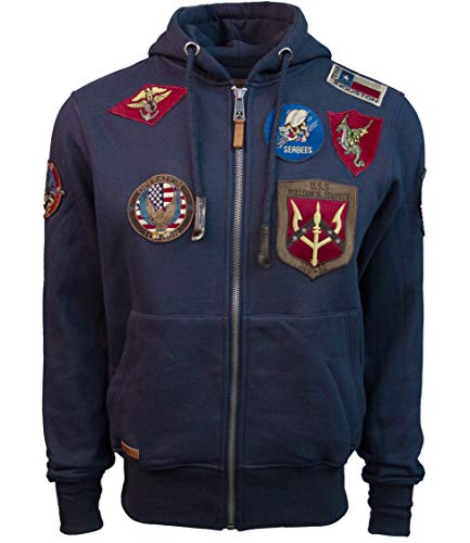 Top Gun Herren Sweatjacke Tg20191057 Navy,L von Top Gun