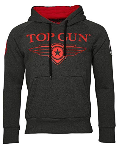 Top Gun Herren Hoodie Defender Tg20191012 Anthracite,M von Top Gun