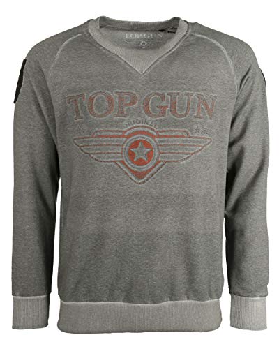 Top Gun Herren Sweatshirt Tg20201131 Anthracite,XXL Top Gun Herren Sweatshirt Tg20201131 Anthracite,XXL von Top Gun