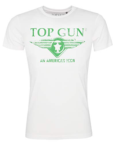 Top Gun Herren T-Shirt Beach Tg20191071 Green,XL von Top Gun