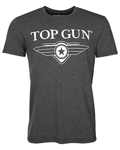 Top Gun Herren T-Shirt Cloudy Tg20191006 Anthracite,4XL von Top Gun