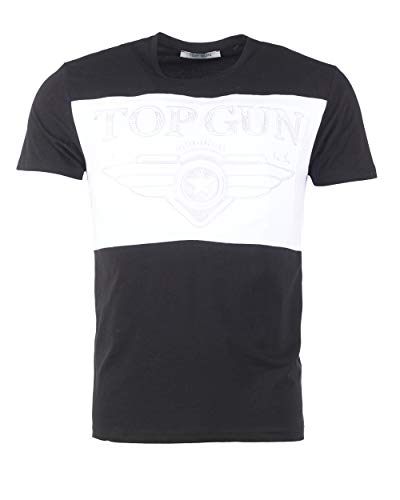 Top Gun Herren T-Shirt Destroy Tg20193153 Black/White,S von Top Gun