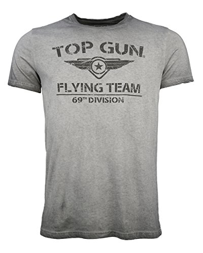 Top Gun Herren T-Shirt Ease Tg20191041 Grey,M von Top Gun