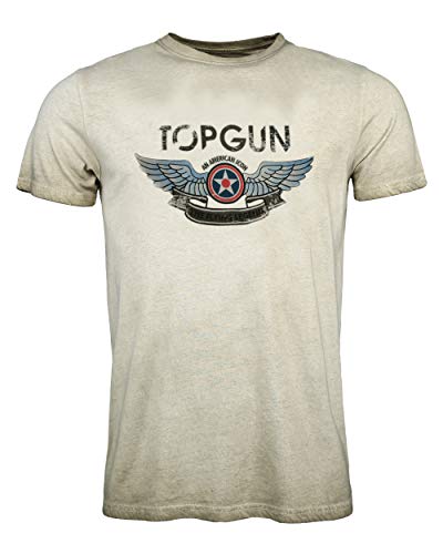 Top Gun Herren T-Shirt Construction Tg20191039 Olive,XXL von Top Gun