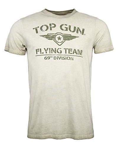 Top Gun Herren T-Shirt Ease Tg20191041 Olive,3XL von Top Gun