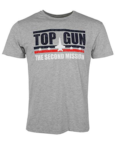 Top Gun Herren T-Shirt Tg20212021 Grey Mélange,M von Top Gun