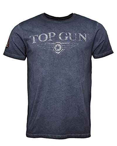 Top Gun Herren T-Shirt Tg20213001 Navy,M von Top Gun