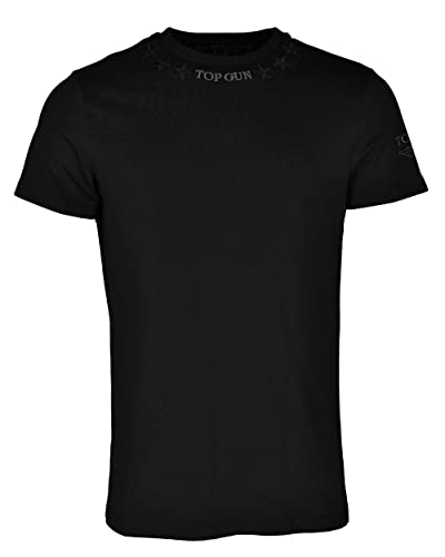 Top Gun Herren T-Shirt Tg22001 Black,M von Top Gun