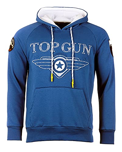 Top Gun Herren Hoodie Defend Tg20193010 Blue,XL von Top Gun