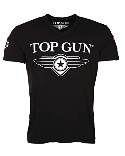 Top Gun Herren T-Shirt Tg20191004 Black,M von Top Gun