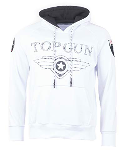 Top Gun Herren Hoodie Defend Tg20193010 White,M von Top Gun