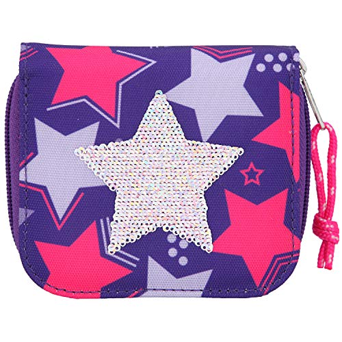 Depesche 10675 Portemonnaie TOPModel mit Stern aus Streichpailletten, ca. 10 x 11,5 x 3 cm von Top Model