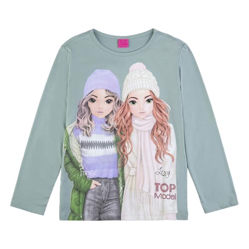 TOPModel Langarmshirt mit Fergie und Lexy 75077 grün, Größe 152, 12 Jahre von Top Model