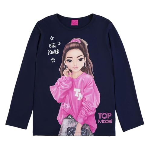 TOPModel Langarmshirt mit Talita 75081 blau, Größe 140, 10 Jahre von Top Model