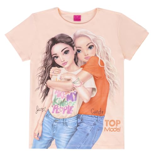 TOPModel T-Shirt mit Janet und Candy 75044, rosa, Größe 152, 12 Jahre von Top Model