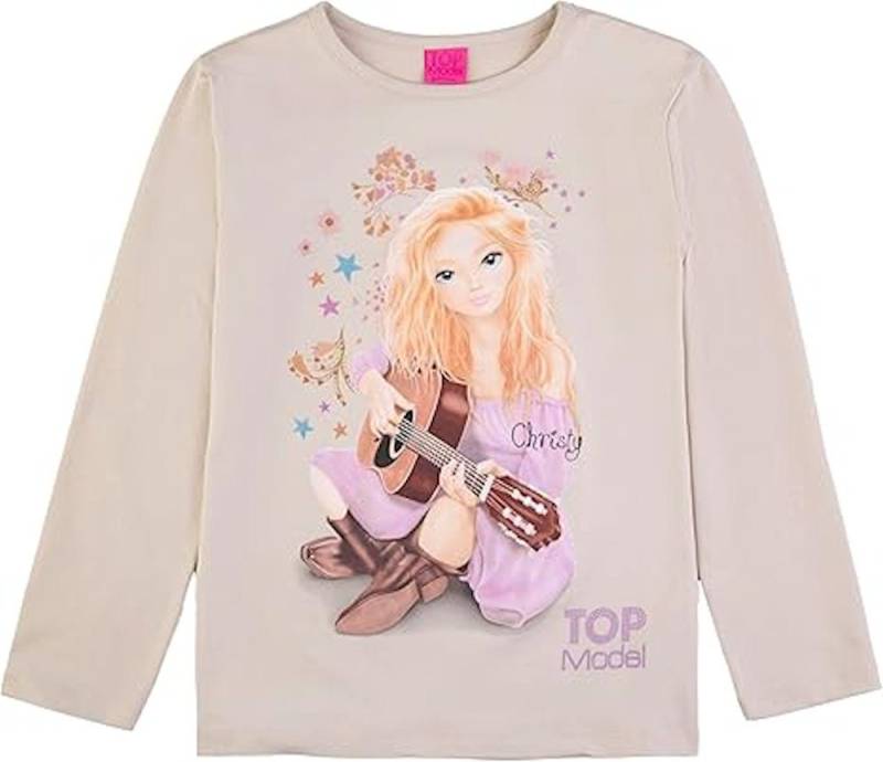 Top Model Langarmshirt Top Model Langarmshirt Shirt Christy oatmeal beige (1-tlg) von Top Model