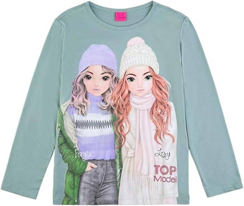 Top Model Langarmshirt Top Model Langarmshirt Shirt Fergie Lexy iceberg green (1-tlg) von Top Model