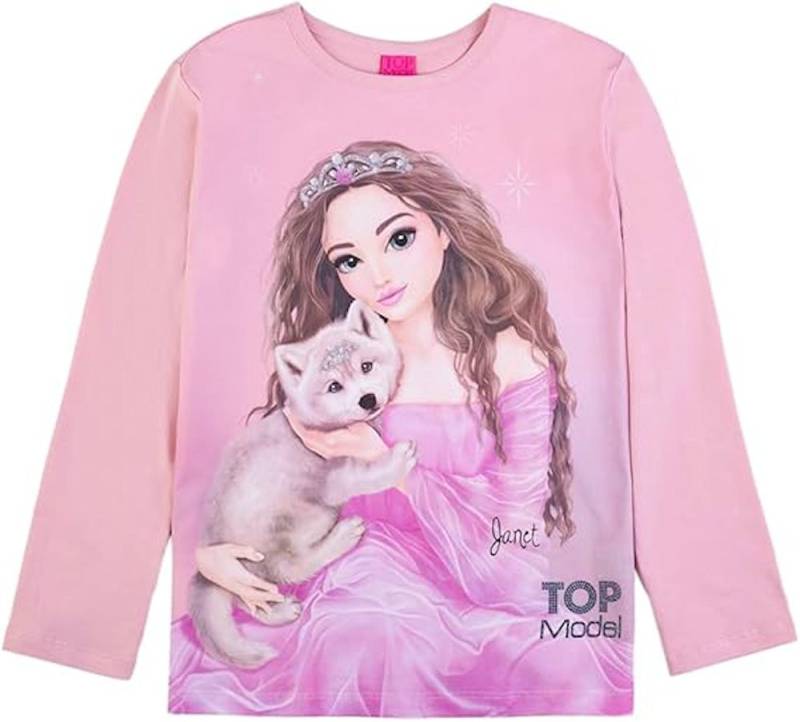 Top Model Langarmshirt Top Model Langarmshirt Shirt Janet Hündchen pink nectar (1-tlg) von Top Model