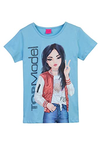 Top Model Mädchen T-Shirt mit Miju 75048 blau, Größe 140, 10 Jahre von Top Model