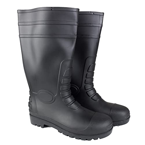 Top Multi Gummistiefel ungefüttert | mit Stahlsohle und Stahlkappe Größe 41 von Top Multi